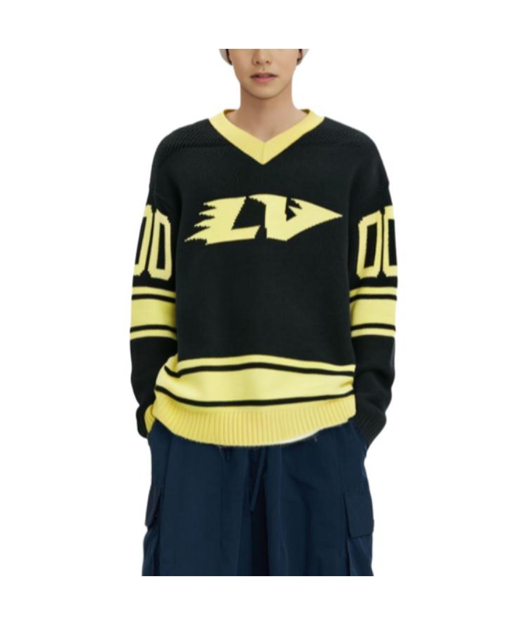 LOUIS VUITTON Черный джемпер / свитер, фото 3