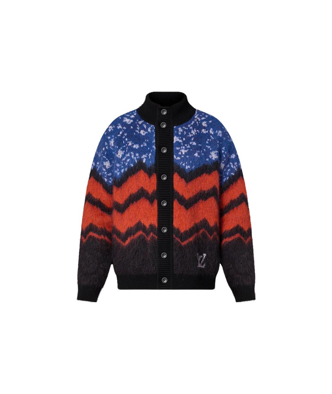 LOUIS VUITTON Мульти шерстяной кардиган, фото 1