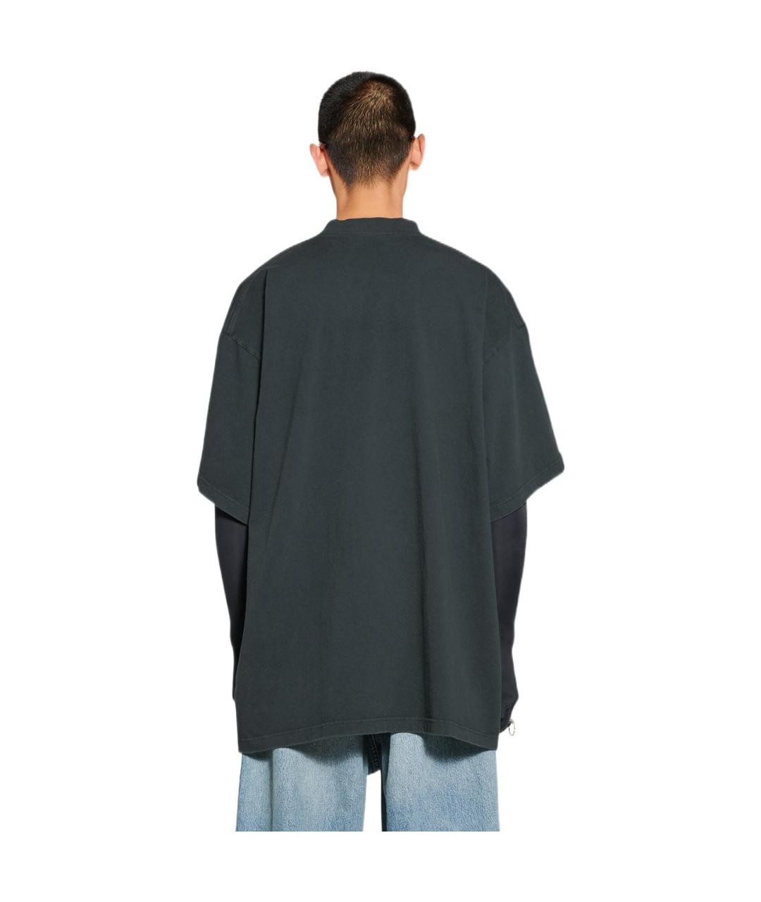 BALENCIAGA Зеленая футболка, фото 4