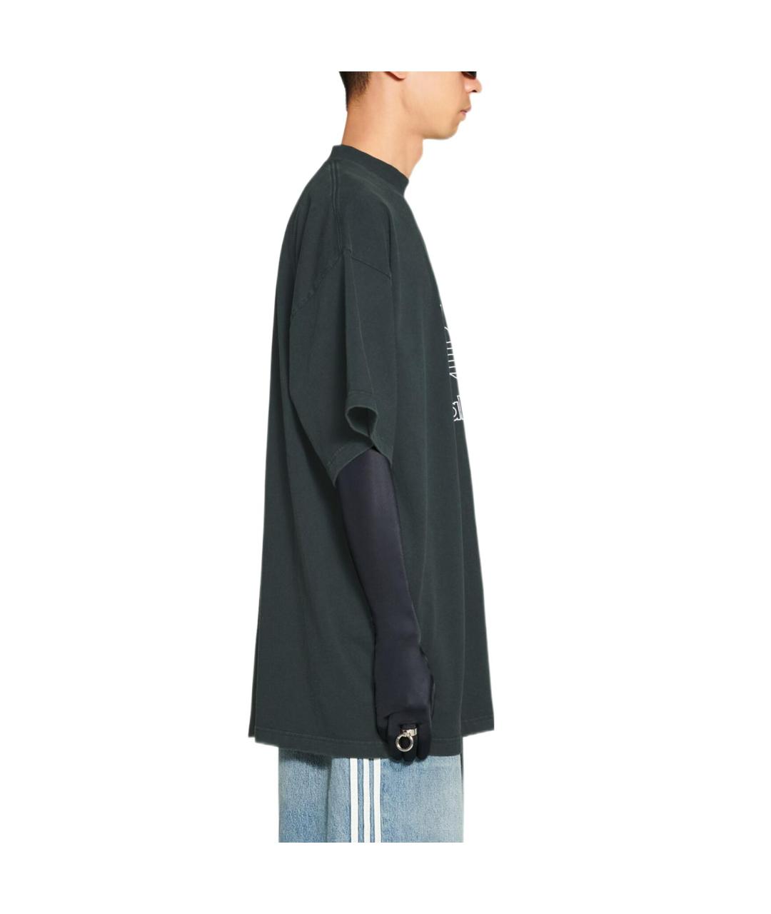 BALENCIAGA Зеленая футболка, фото 5