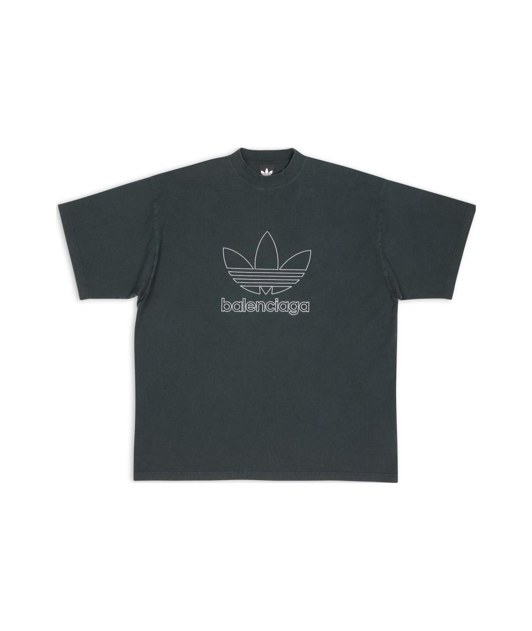 BALENCIAGA Зеленая футболка, фото 1