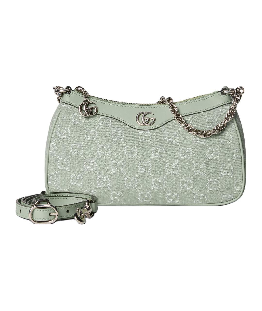 GUCCI Бирюзовая сумка через плечо, фото 5