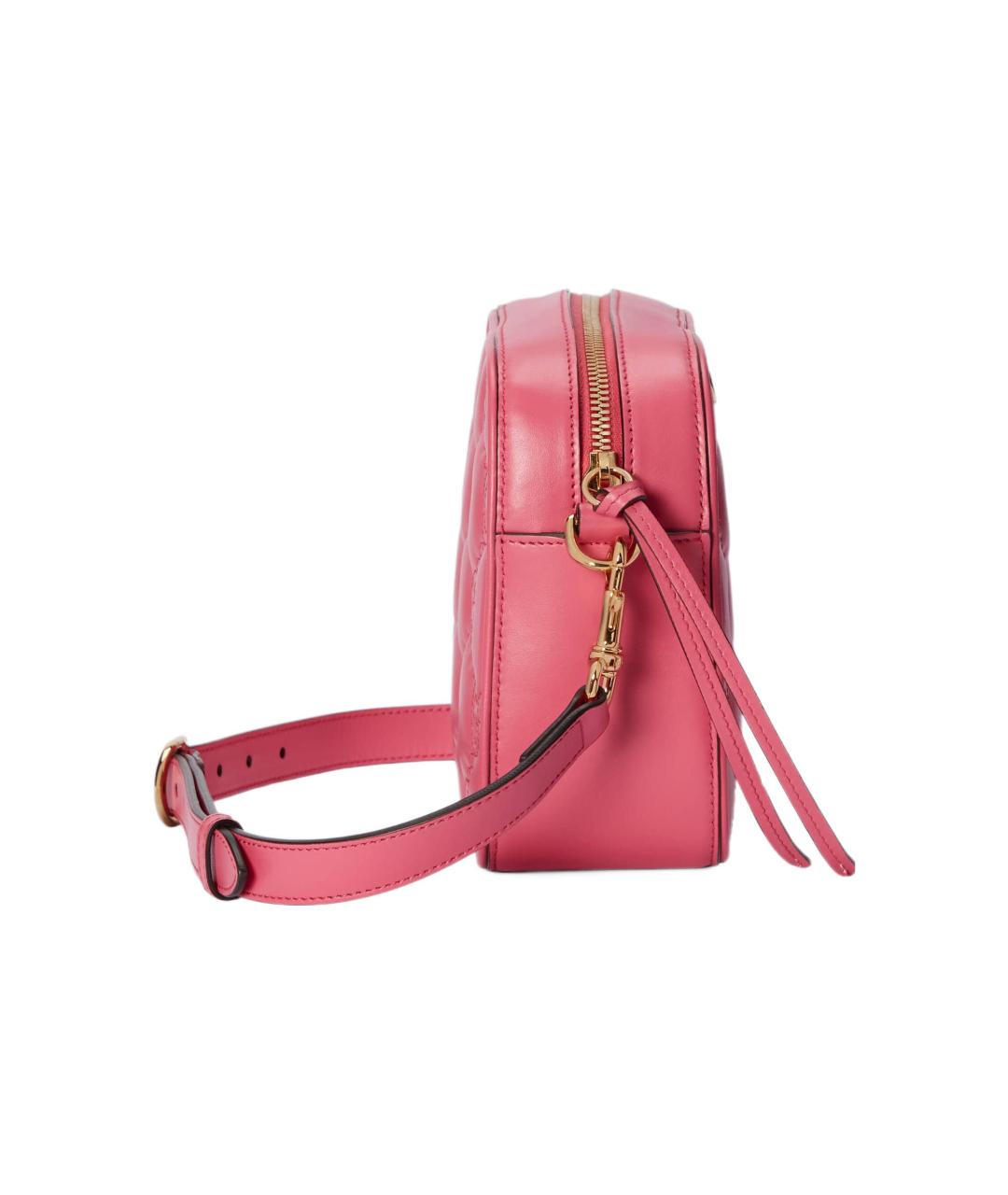 GUCCI Розовая кожаная сумка через плечо, фото 3