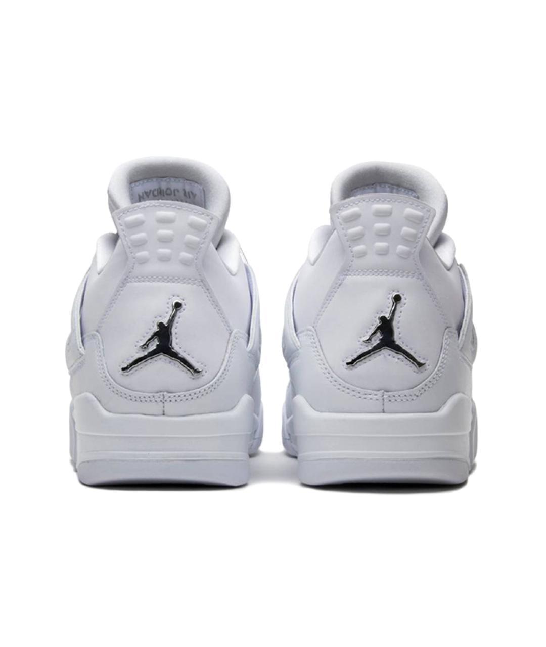 JORDAN Белые кожаные высокие кроссовки / кеды, фото 3