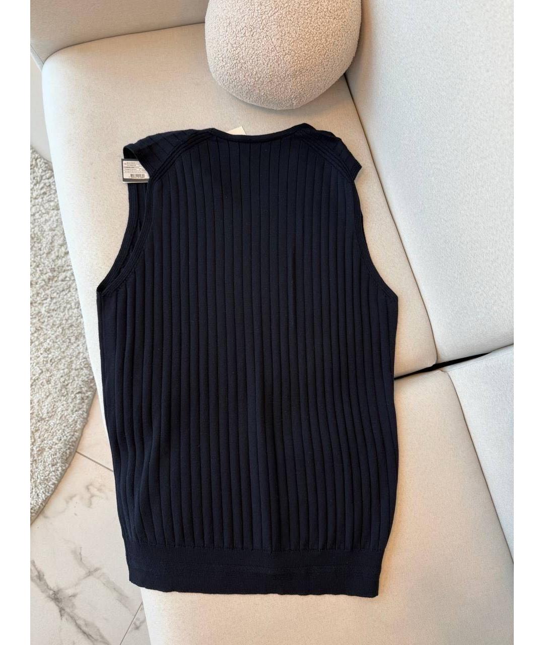 CORNELIANI Синий шерстяной жилет, фото 2