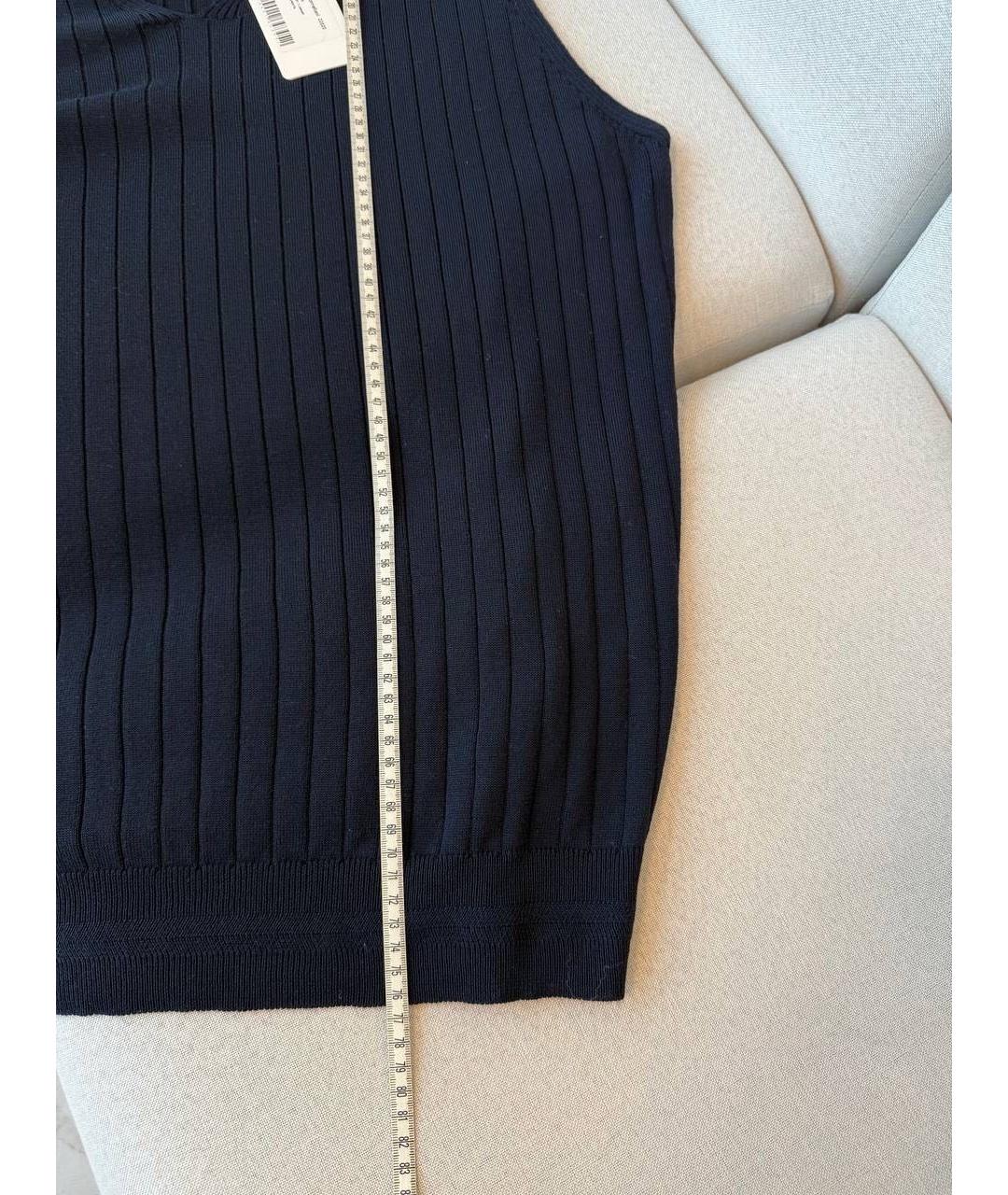 CORNELIANI Синий шерстяной жилет, фото 6