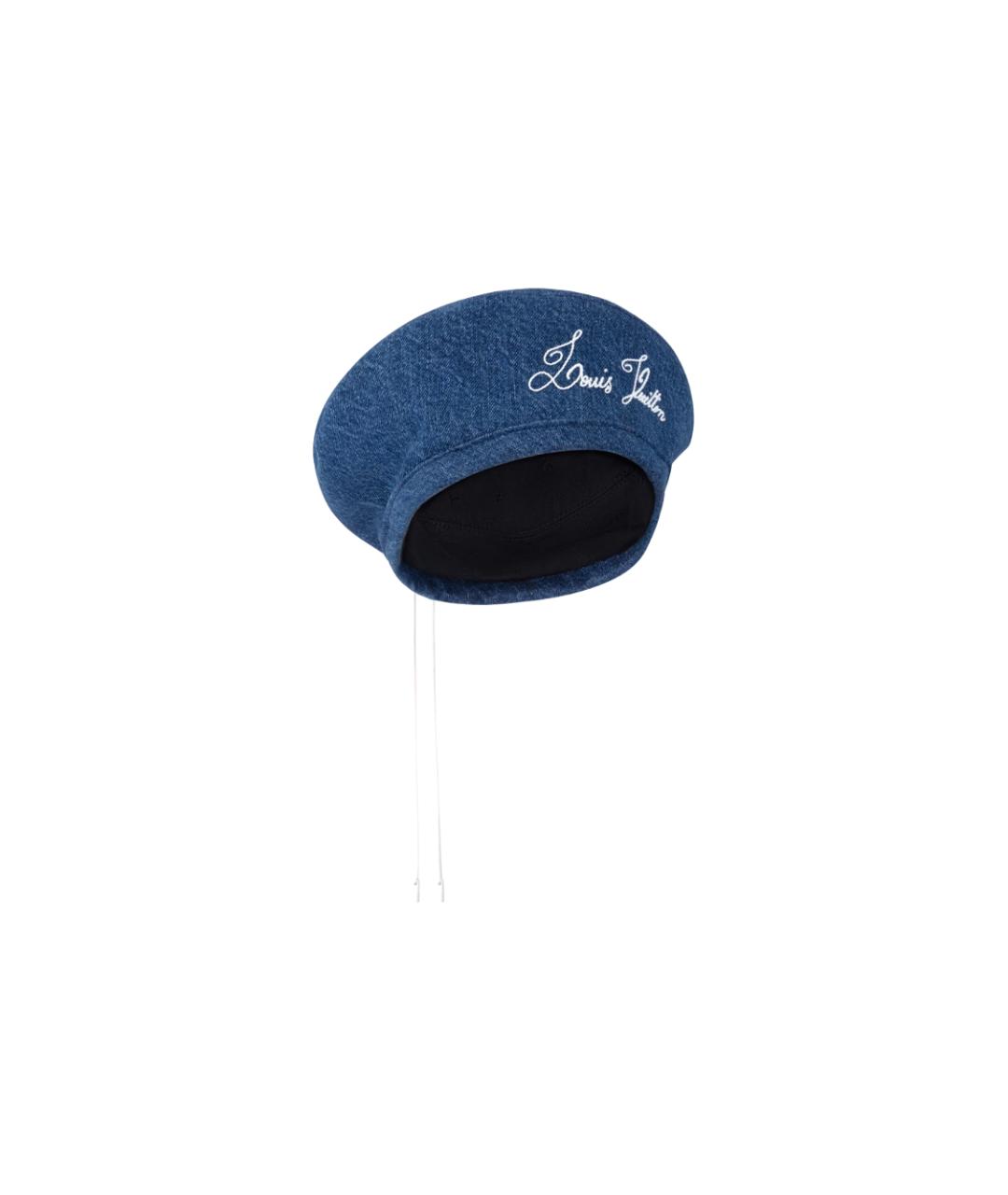 LOUIS VUITTON Синяя хлопковая панама, фото 4