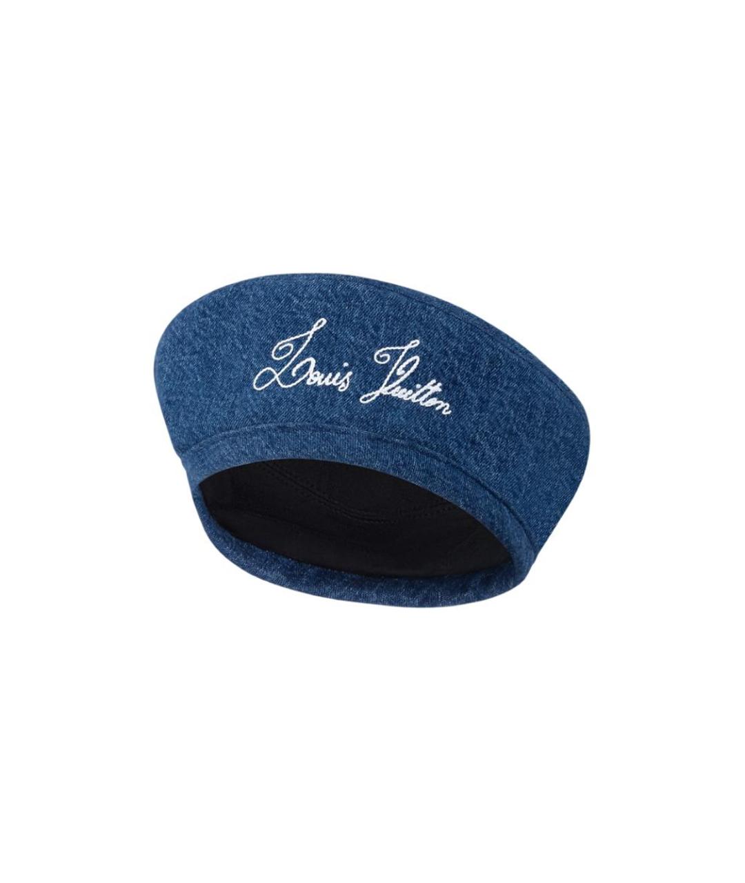 LOUIS VUITTON Синяя хлопковая панама, фото 3