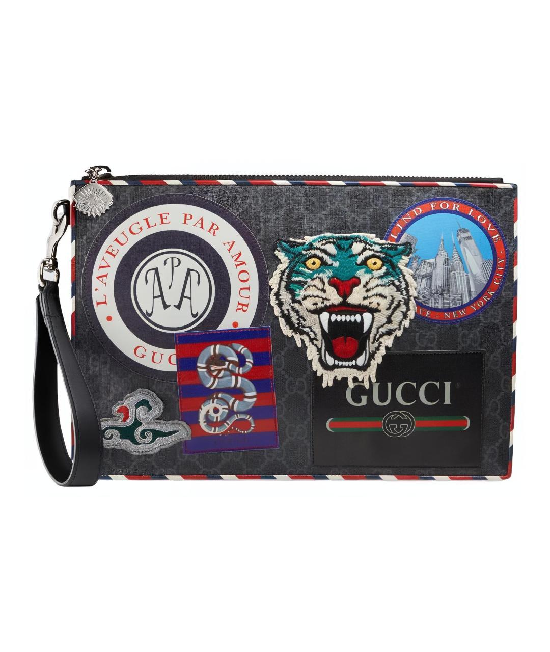 GUCCI Черная папка для документов, фото 1