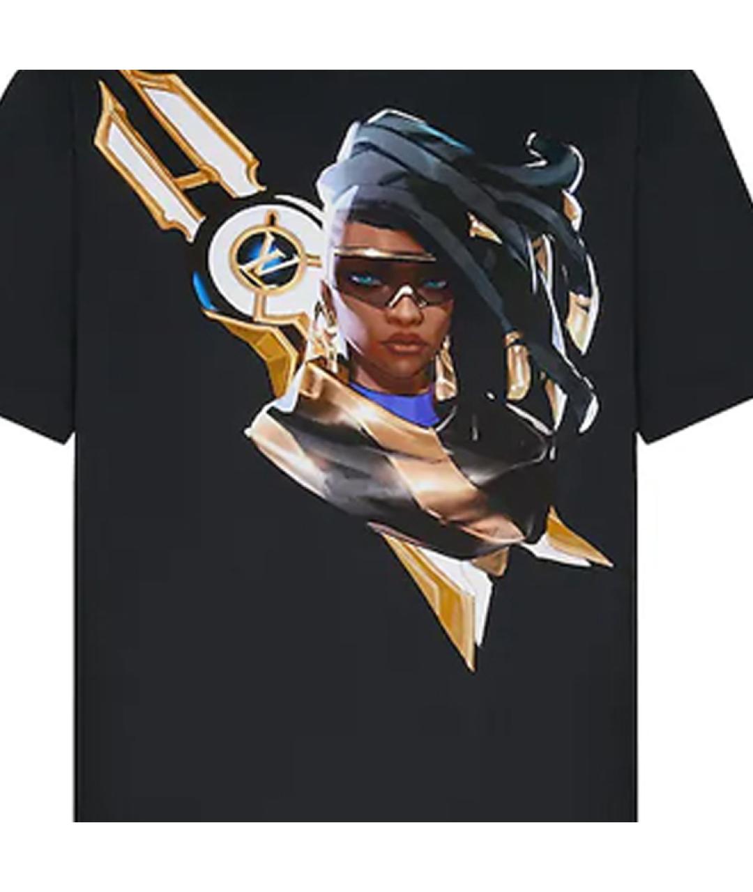 LOUIS VUITTON Черная футболка, фото 4