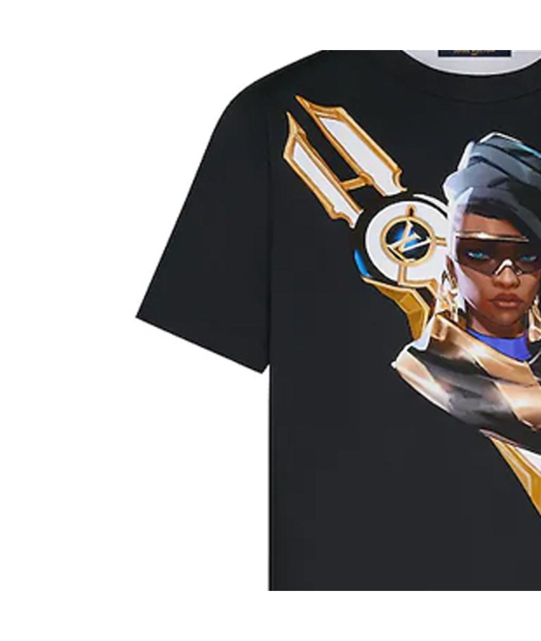 LOUIS VUITTON Черная футболка, фото 5