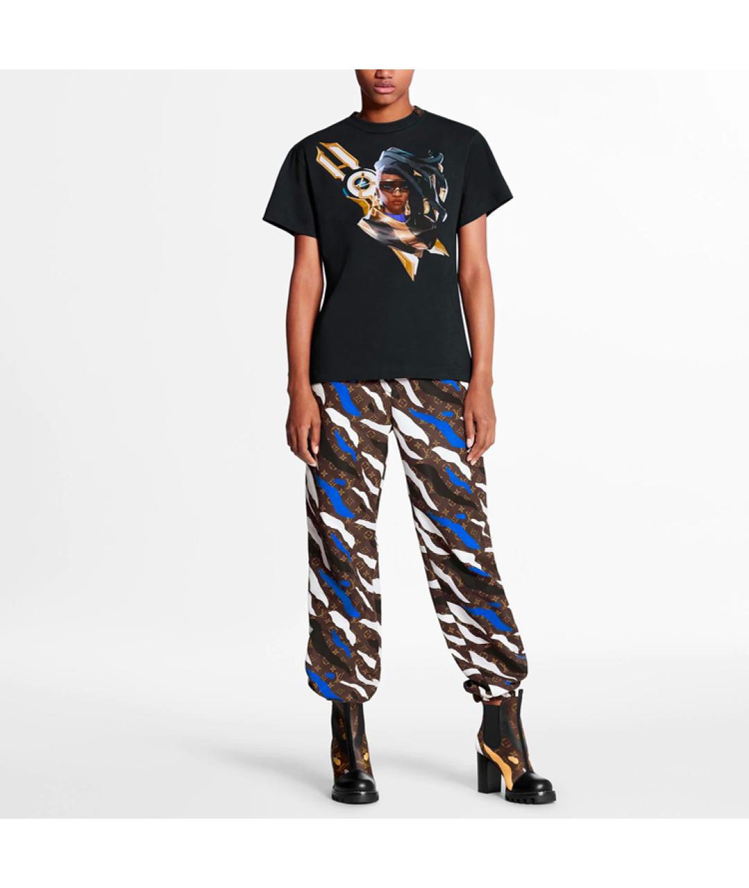 LOUIS VUITTON Черная футболка, фото 2