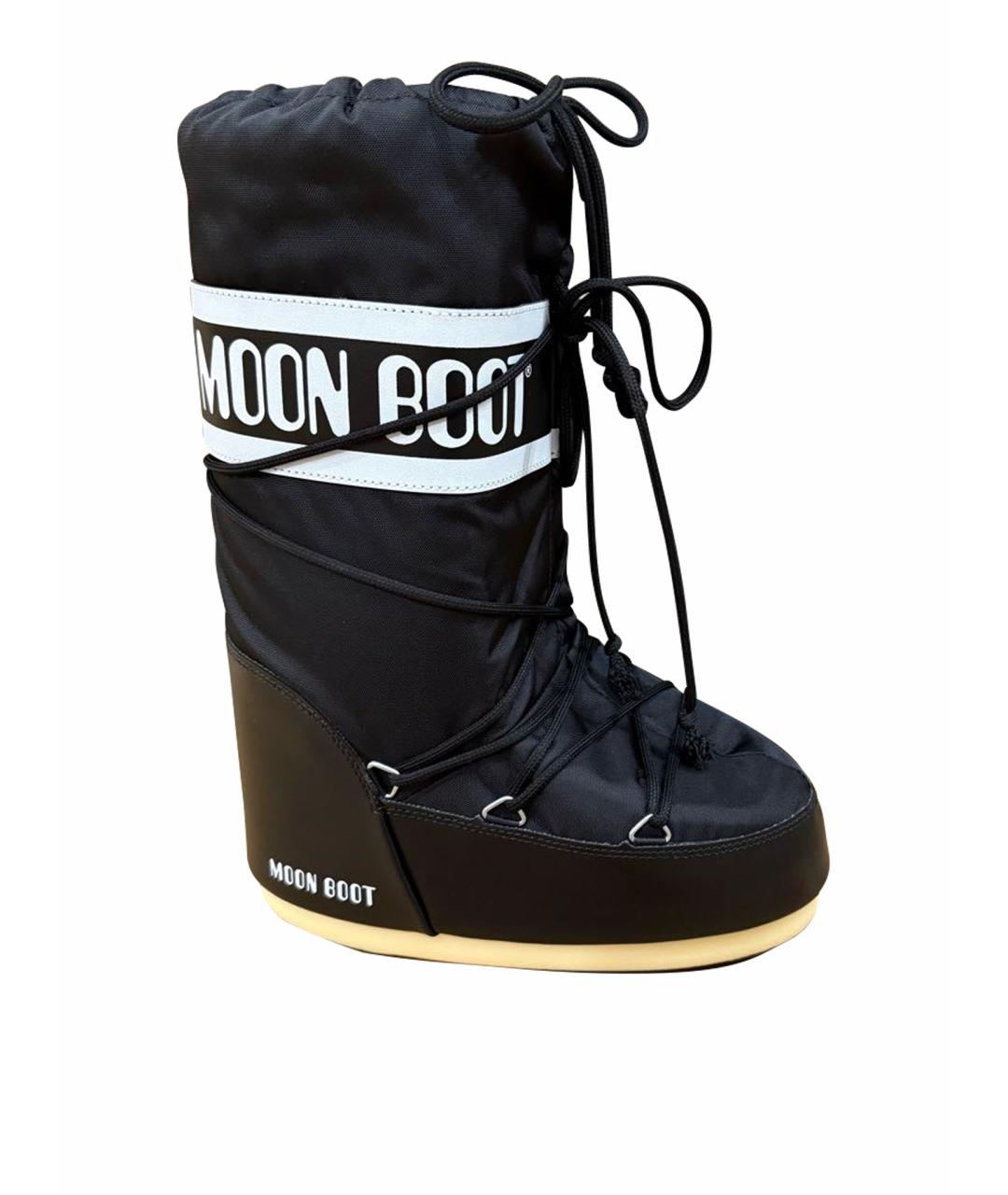 MOON BOOT Черные сапоги, фото 1