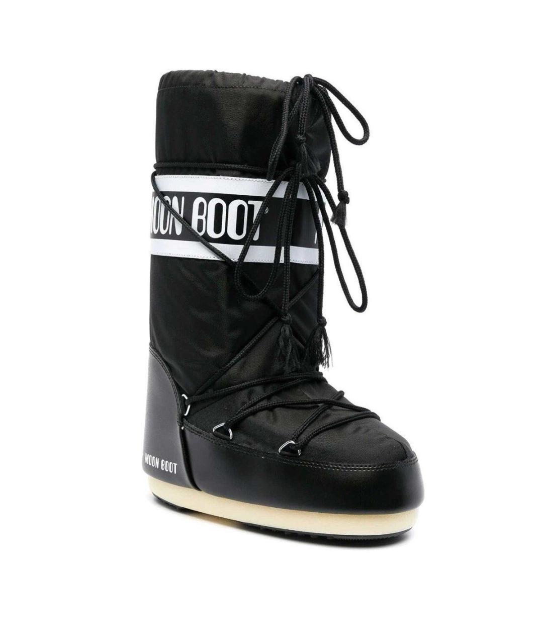 MOON BOOT Черные сапоги, фото 3