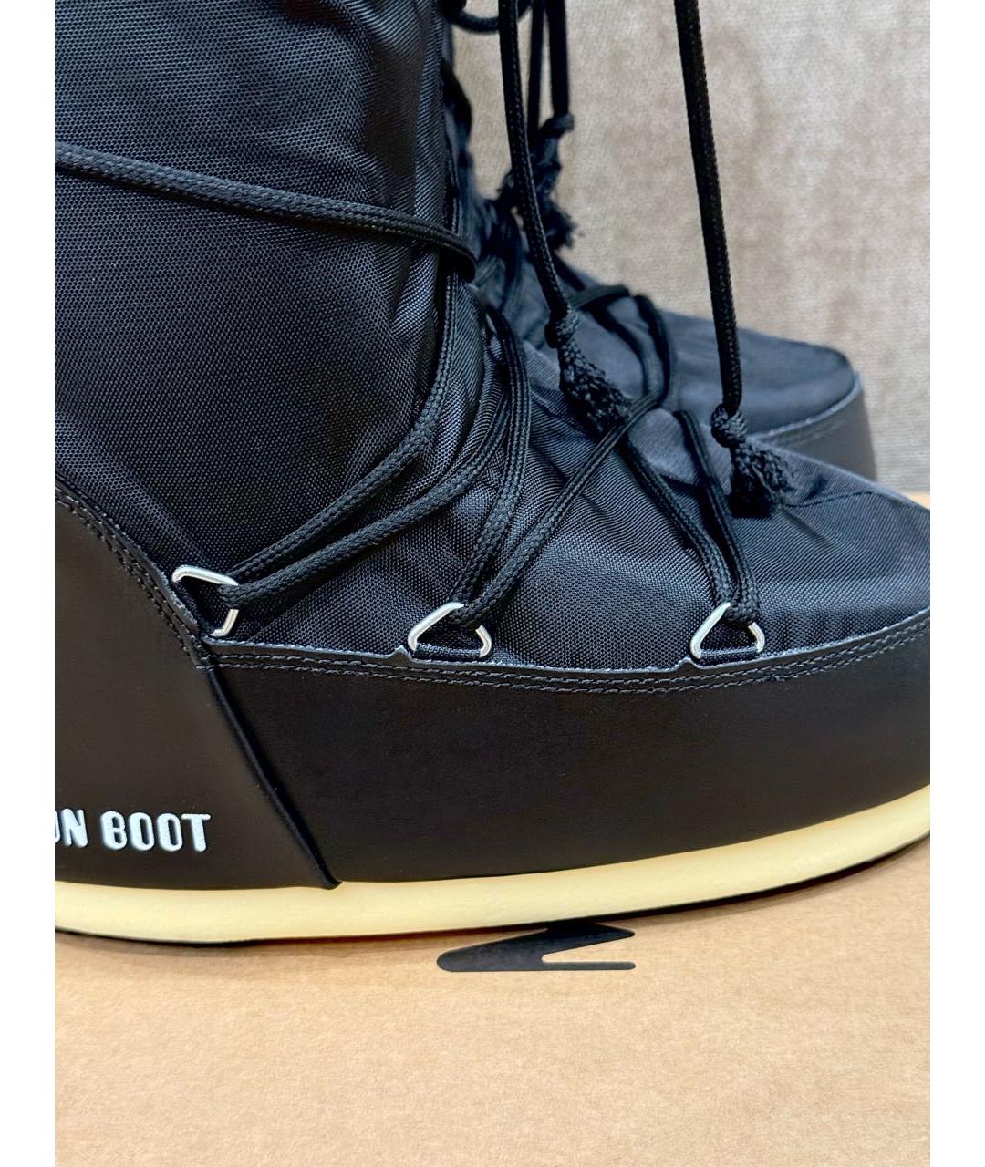 MOON BOOT Черные сапоги, фото 8