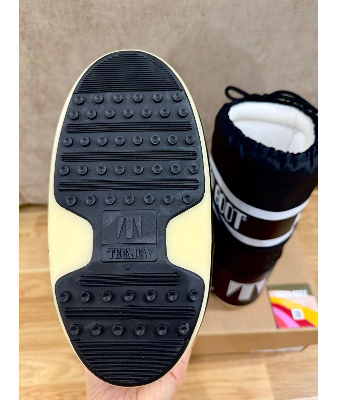 MOON BOOT Черные сапоги, фото 6