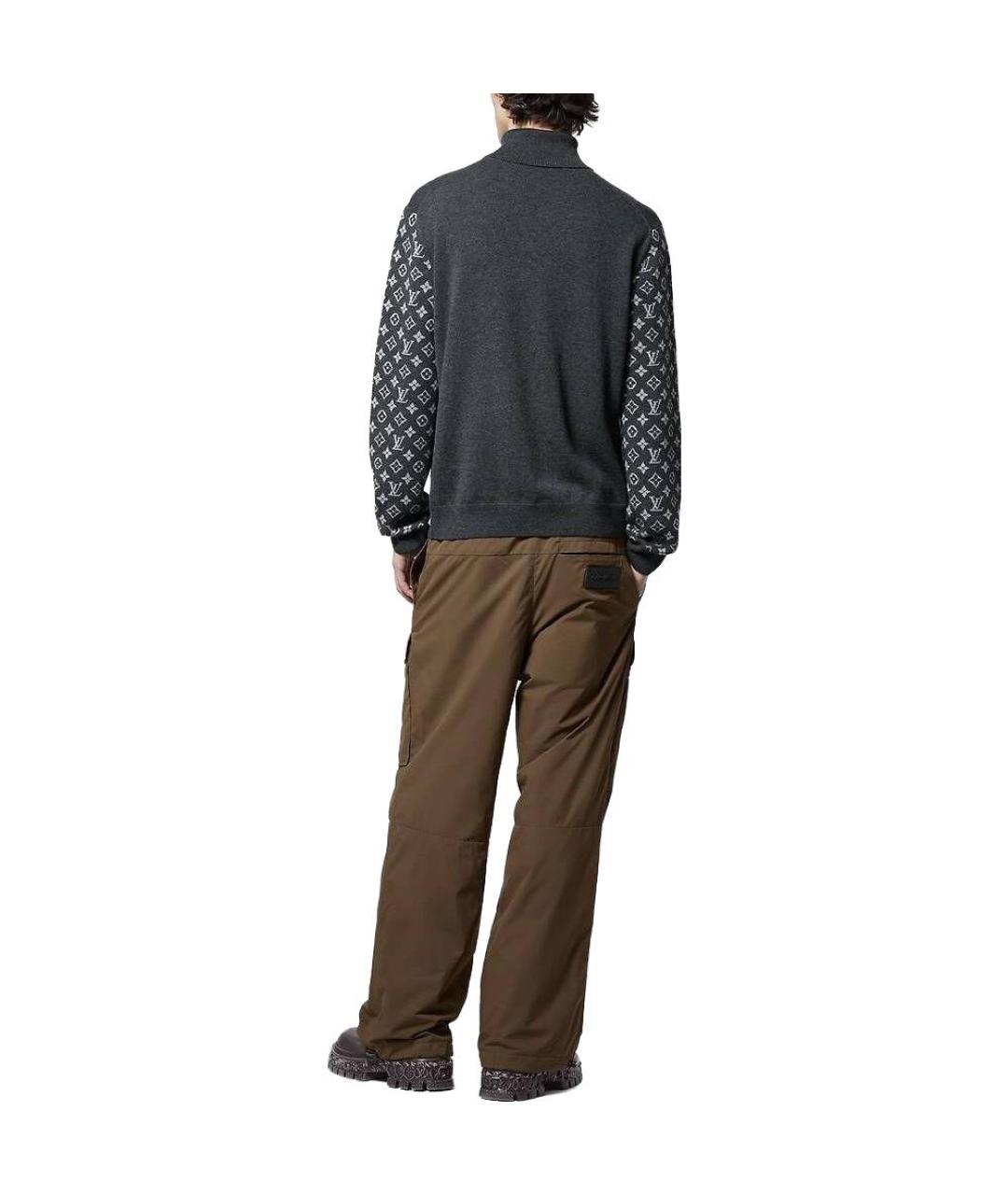 LOUIS VUITTON Черный кашемировый джемпер / свитер, фото 3