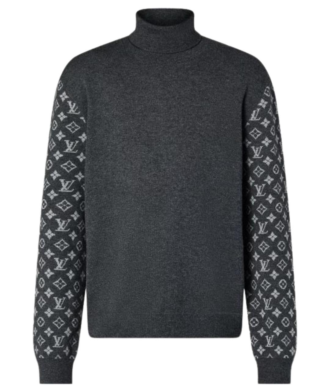 LOUIS VUITTON Черный кашемировый джемпер / свитер, фото 1