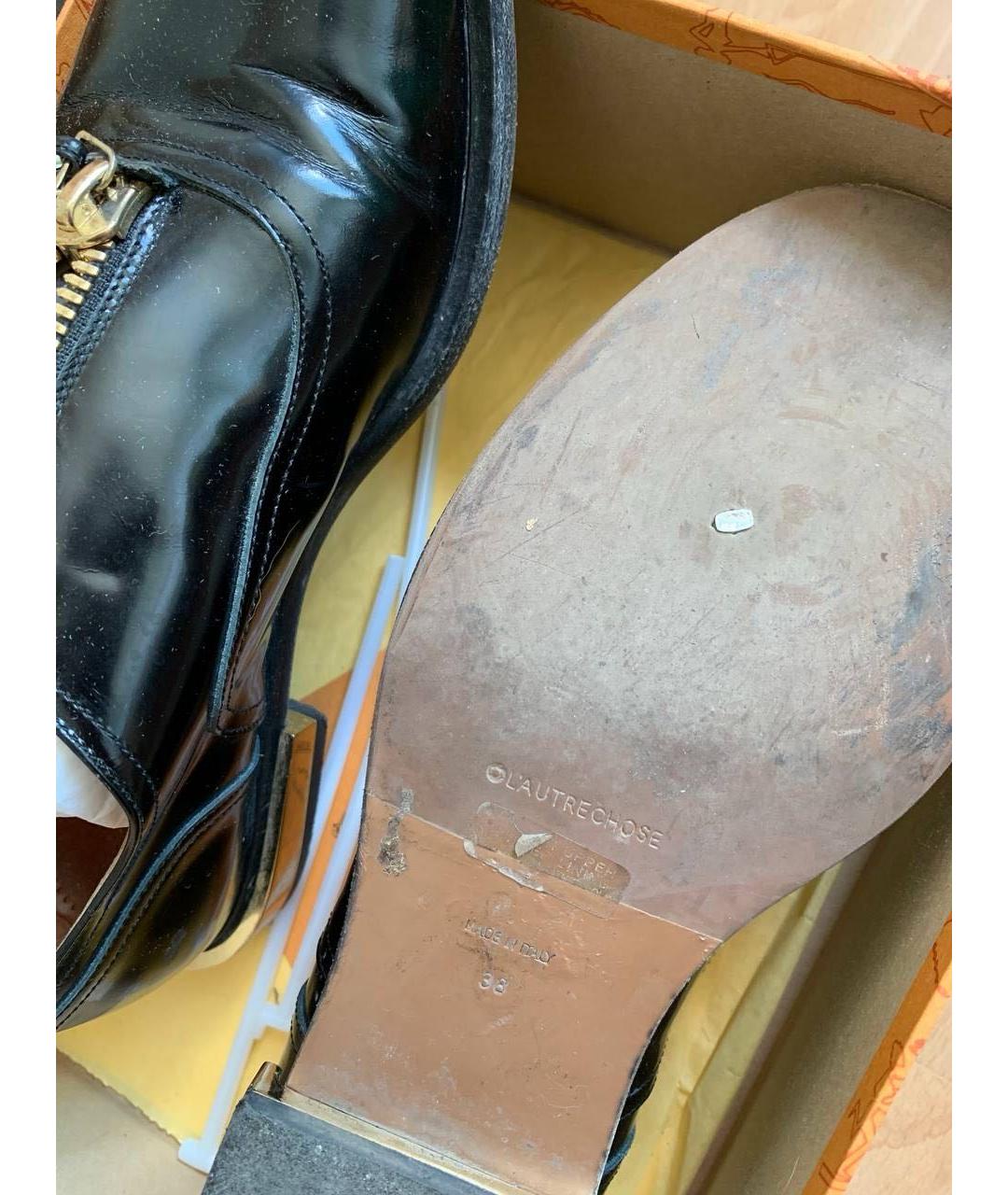 TOD'S Черные кожаные лоферы, фото 2