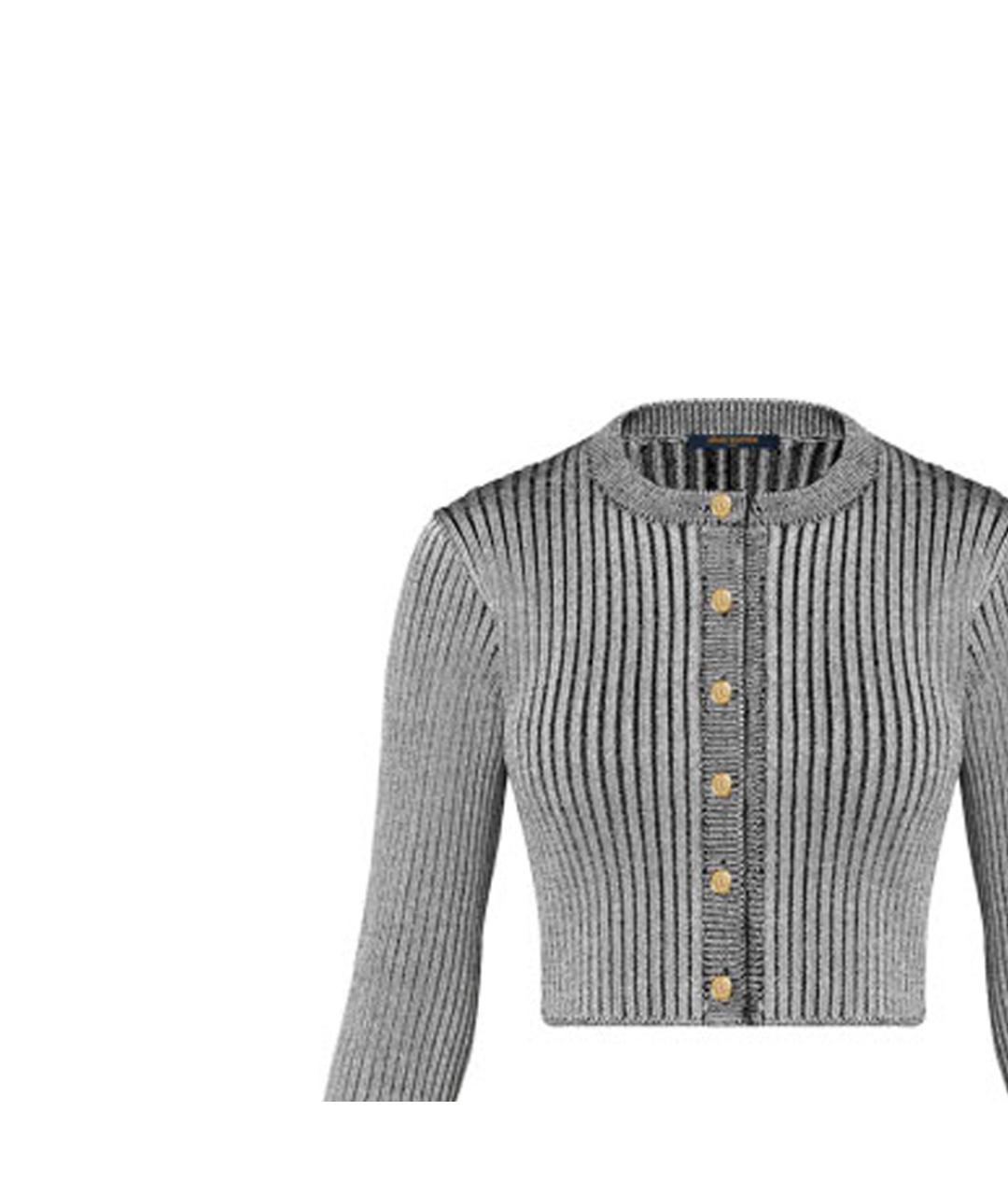 LOUIS VUITTON Серый джемпер / свитер, фото 3