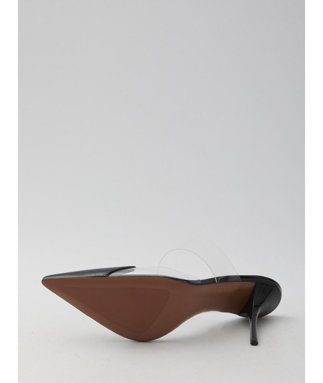 ALAIA Черные кожаные мюли, фото 3