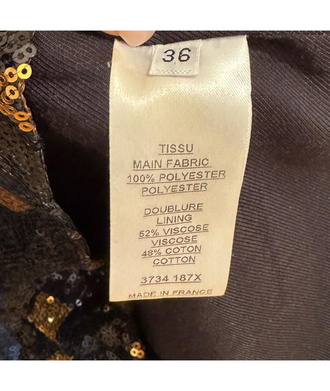 BALMAIN Мульти полиэстеровое коктейльное платье, фото 4