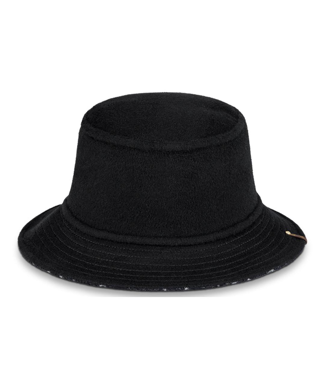 LOUIS VUITTON Черная шерстяная панама, фото 2