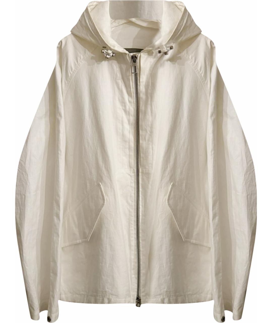 LORO PIANA Белая льняная куртка, фото 1