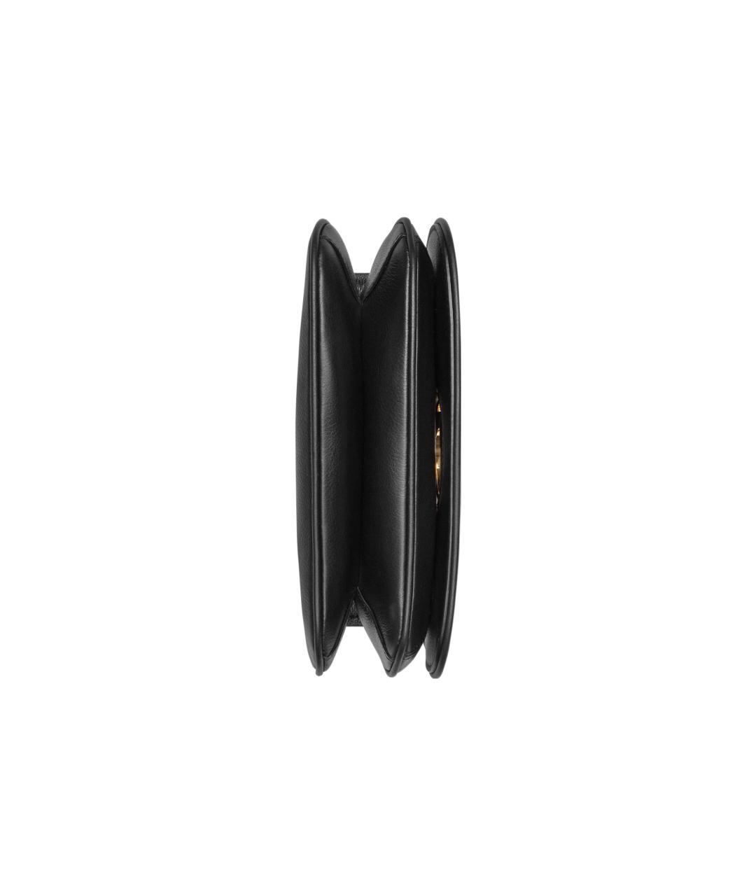 GUCCI Черная кожаная сумка через плечо, фото 9