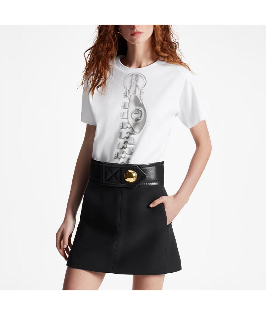 LOUIS VUITTON Белая хлопковая футболка, фото 3