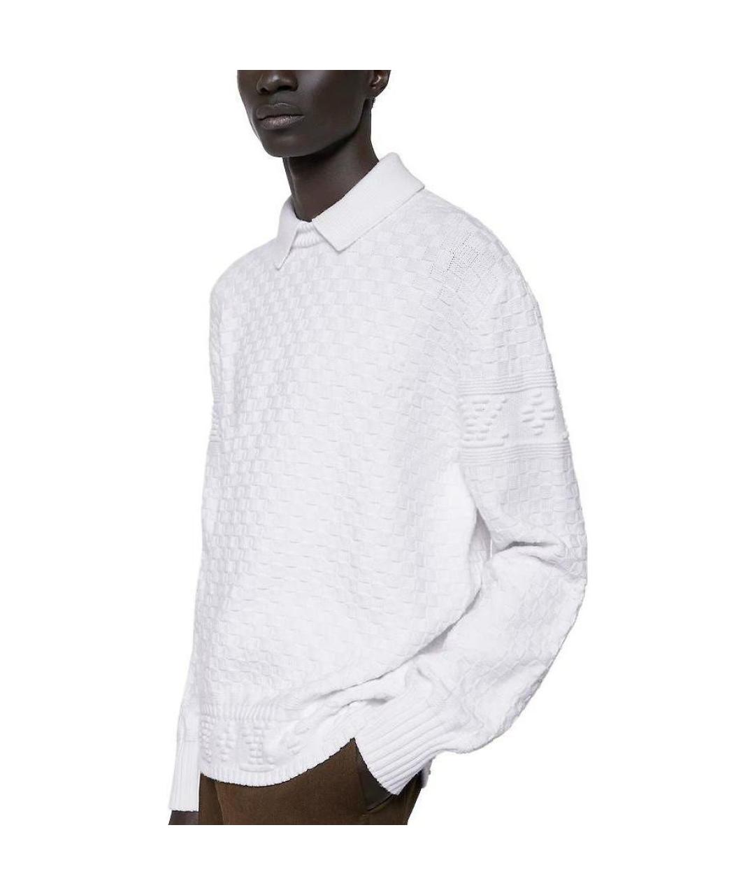 LOUIS VUITTON Белый джемпер / свитер, фото 3