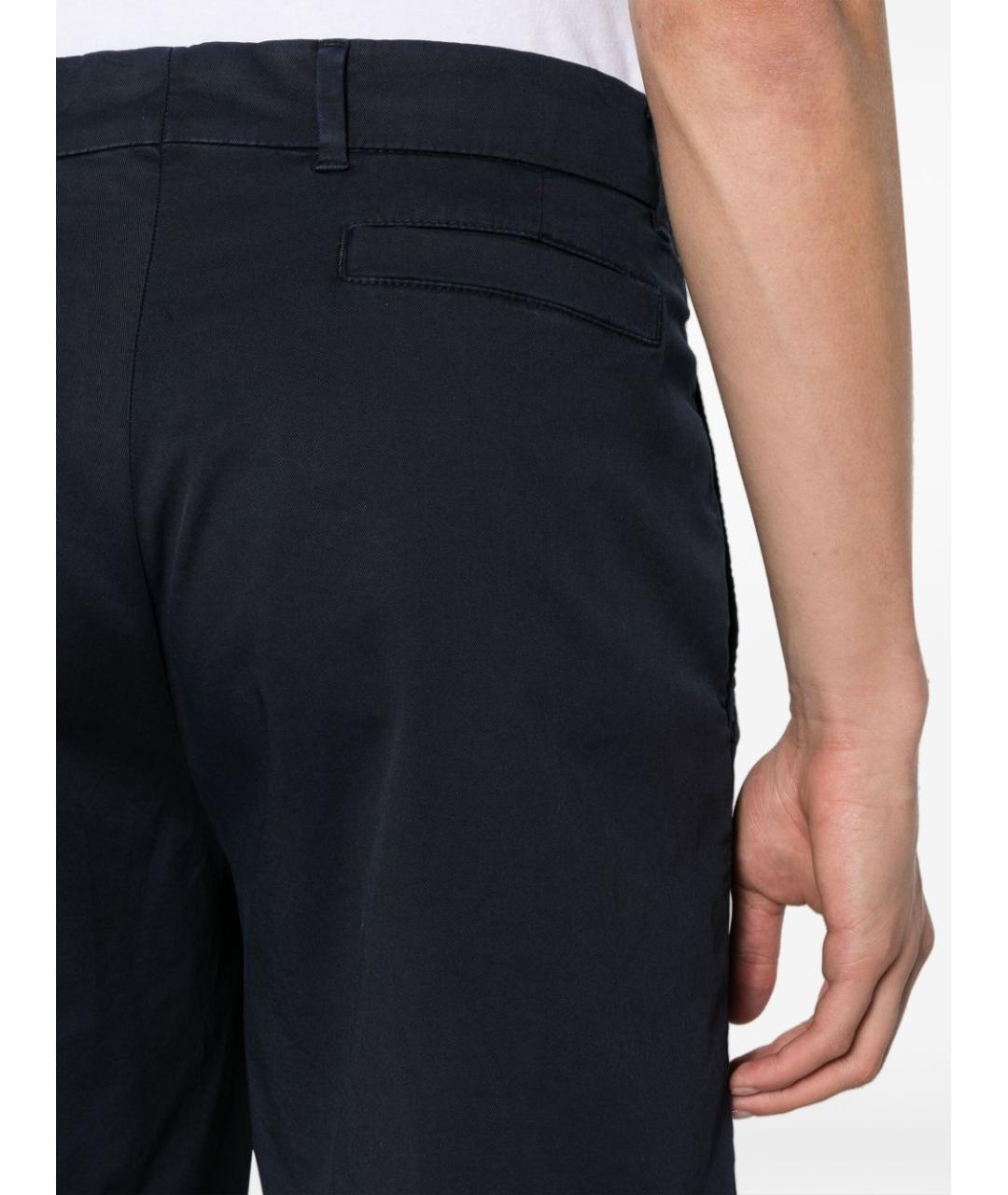 BRUNELLO CUCINELLI Синие хлопковые шорты, фото 3