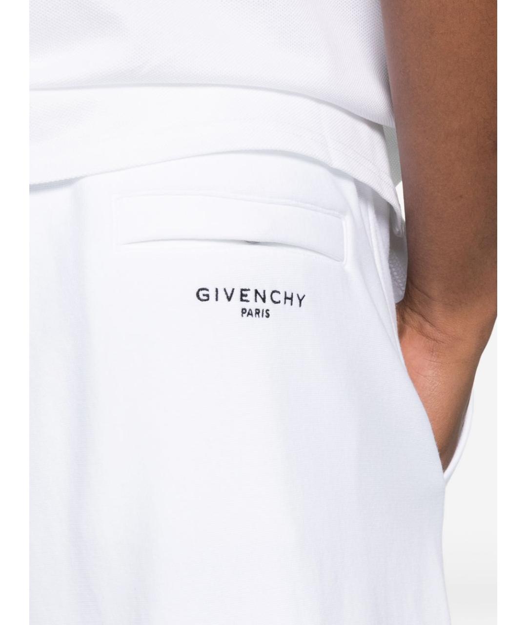 GIVENCHY Белые хлопковые шорты, фото 4