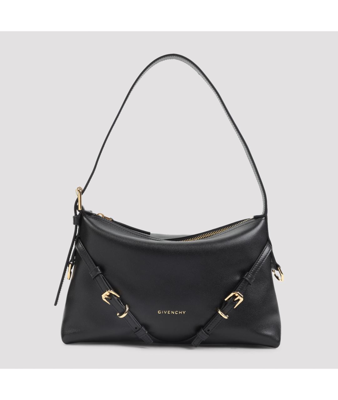 GIVENCHY Черная кожаная сумка через плечо, фото 2