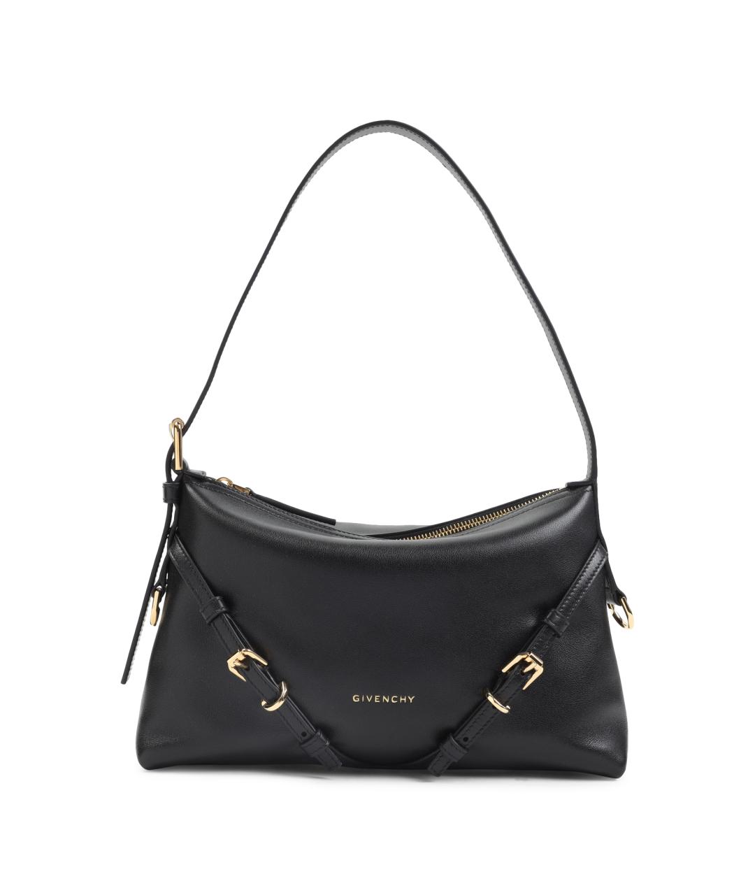 GIVENCHY Черная кожаная сумка через плечо, фото 1