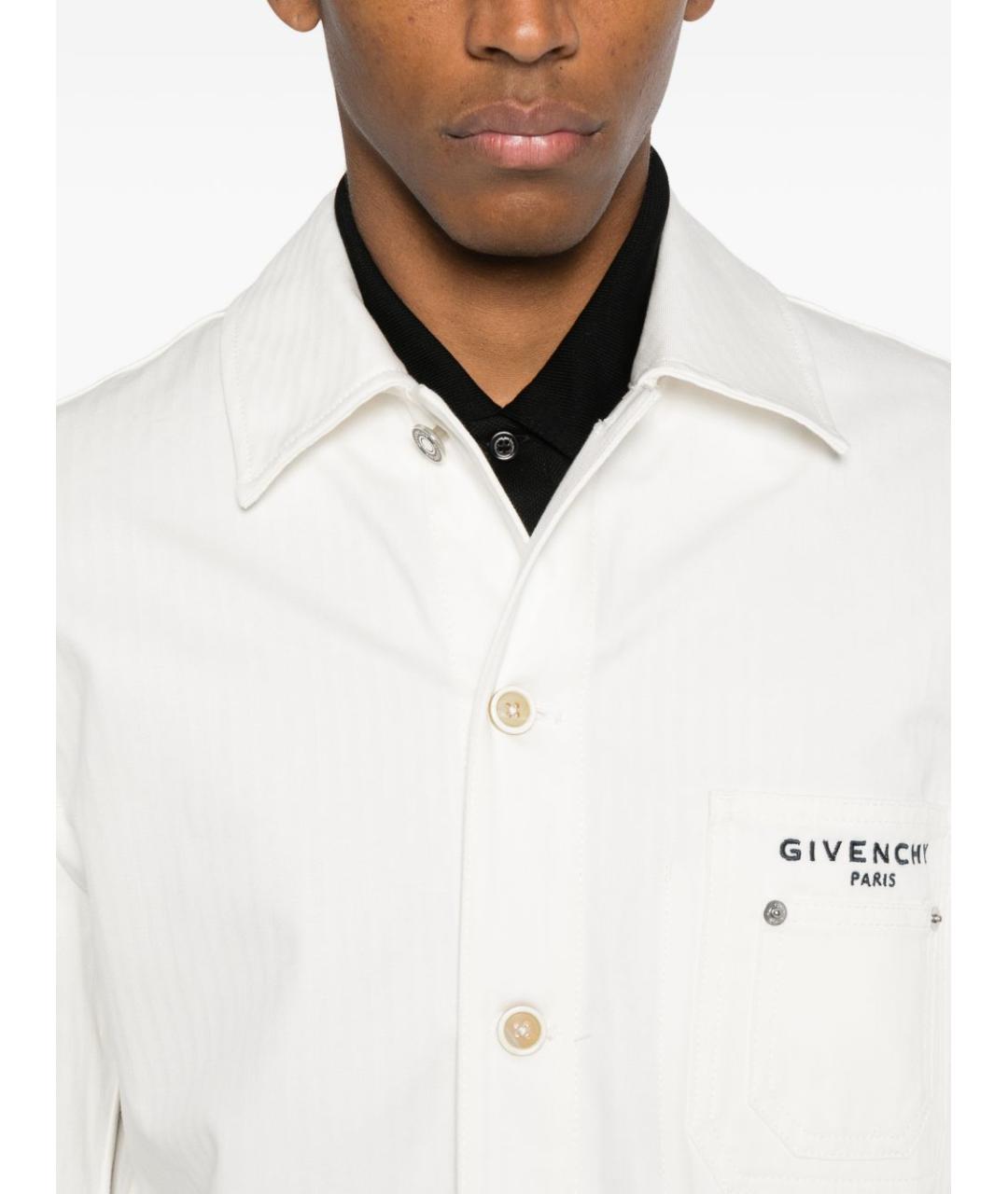 GIVENCHY Белая хлопковая куртка, фото 3