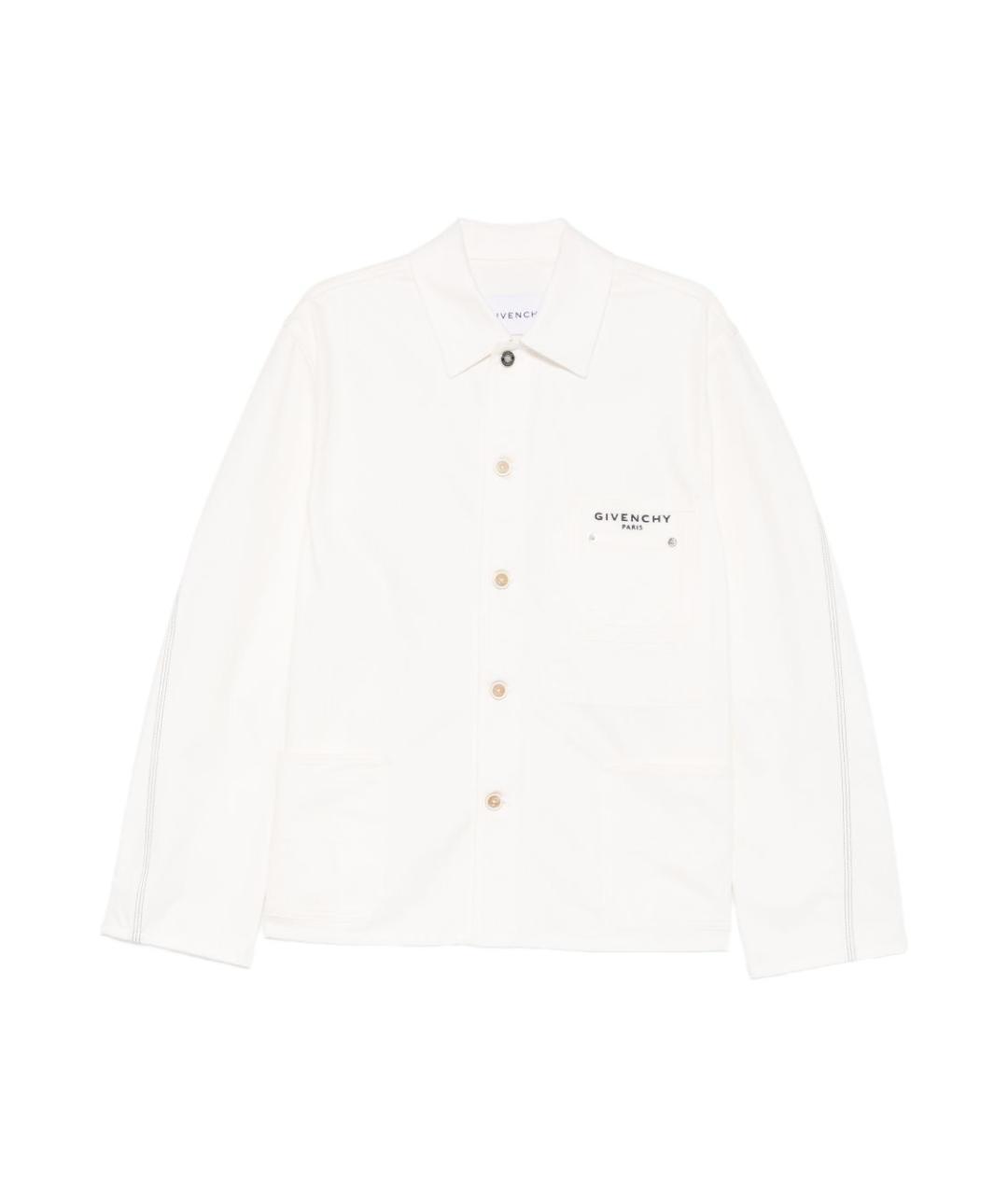 GIVENCHY Белая хлопковая куртка, фото 1