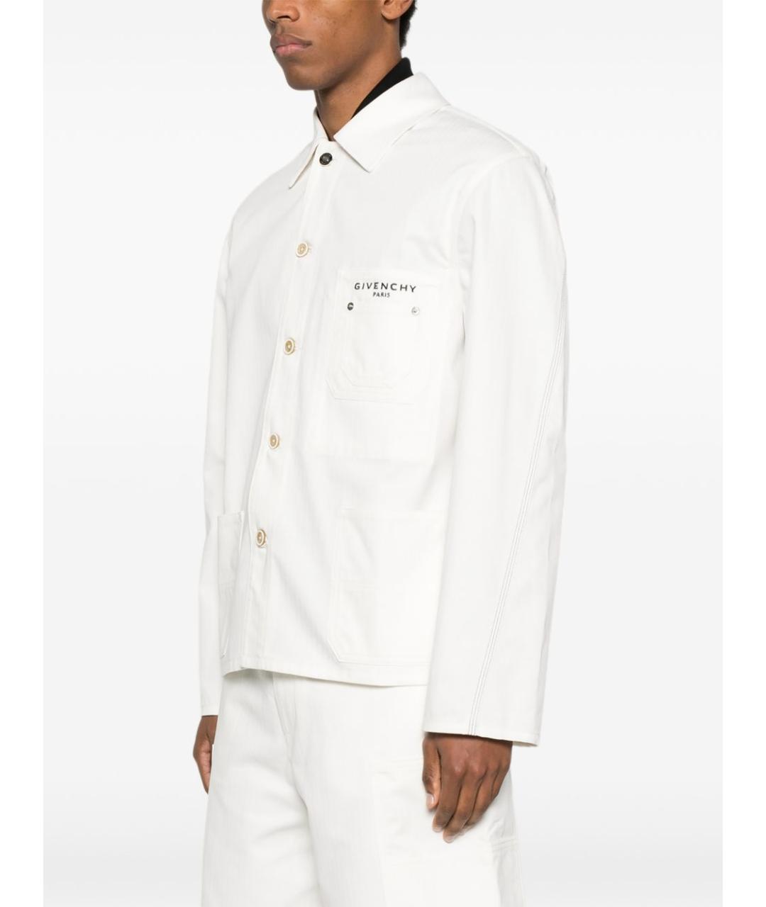 GIVENCHY Белая хлопковая куртка, фото 5