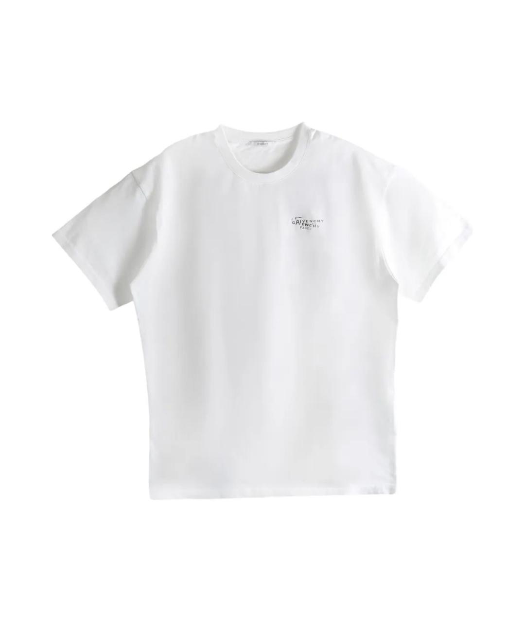 GIVENCHY Белая хлопковая футболка, фото 1