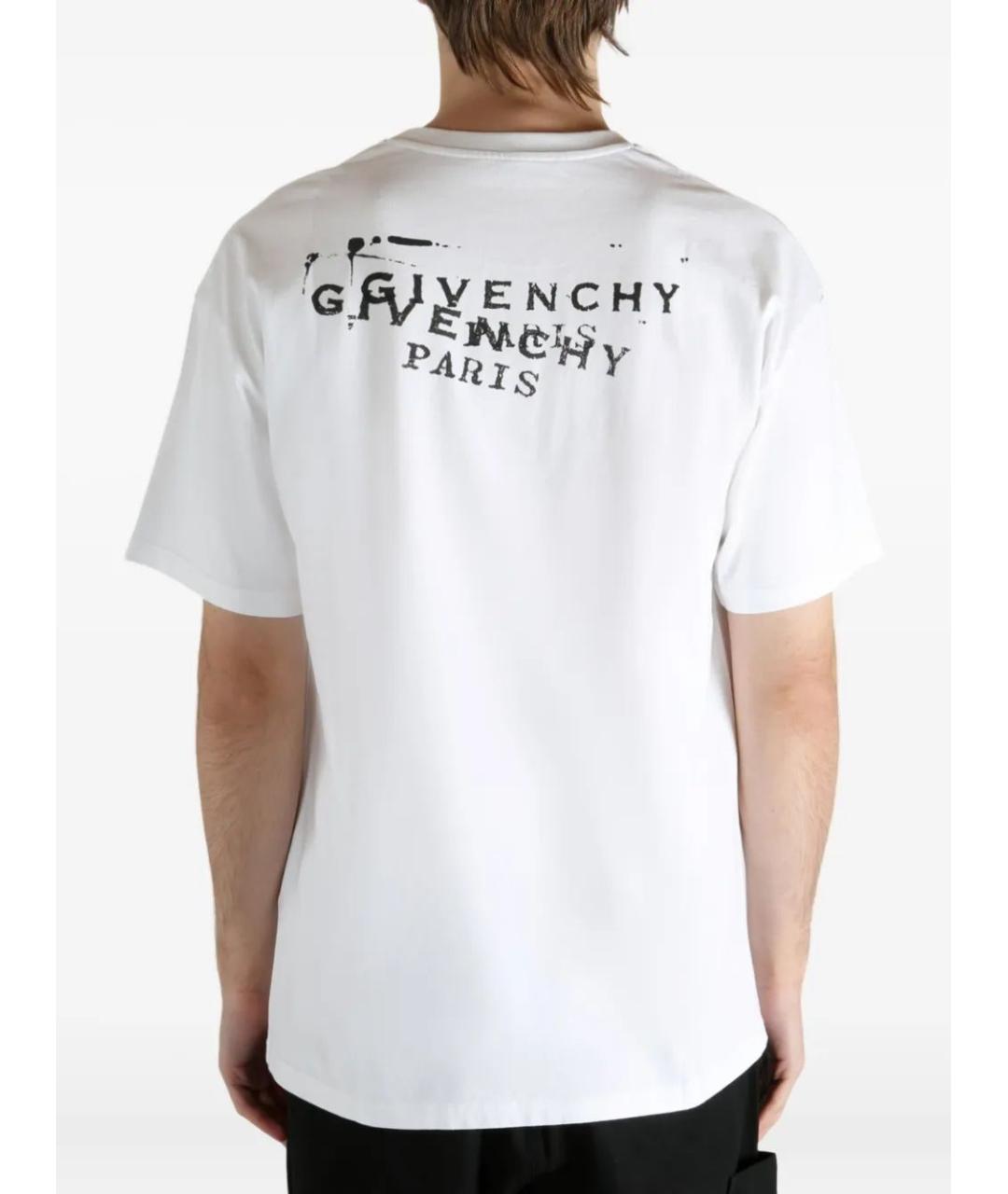 GIVENCHY Белая хлопковая футболка, фото 4