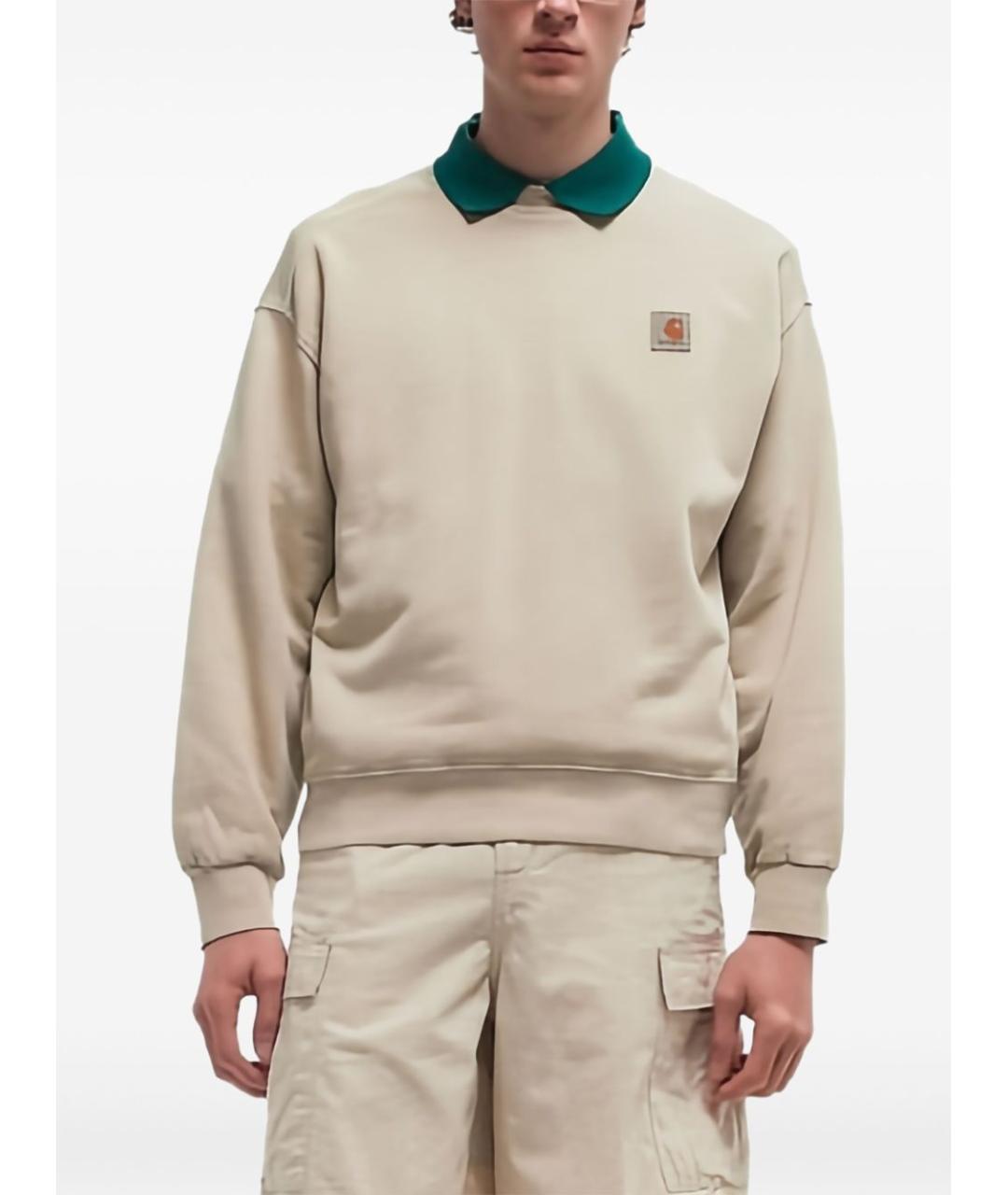 CARHARTT WIP Зеленый хлопковый джемпер / свитер, фото 3