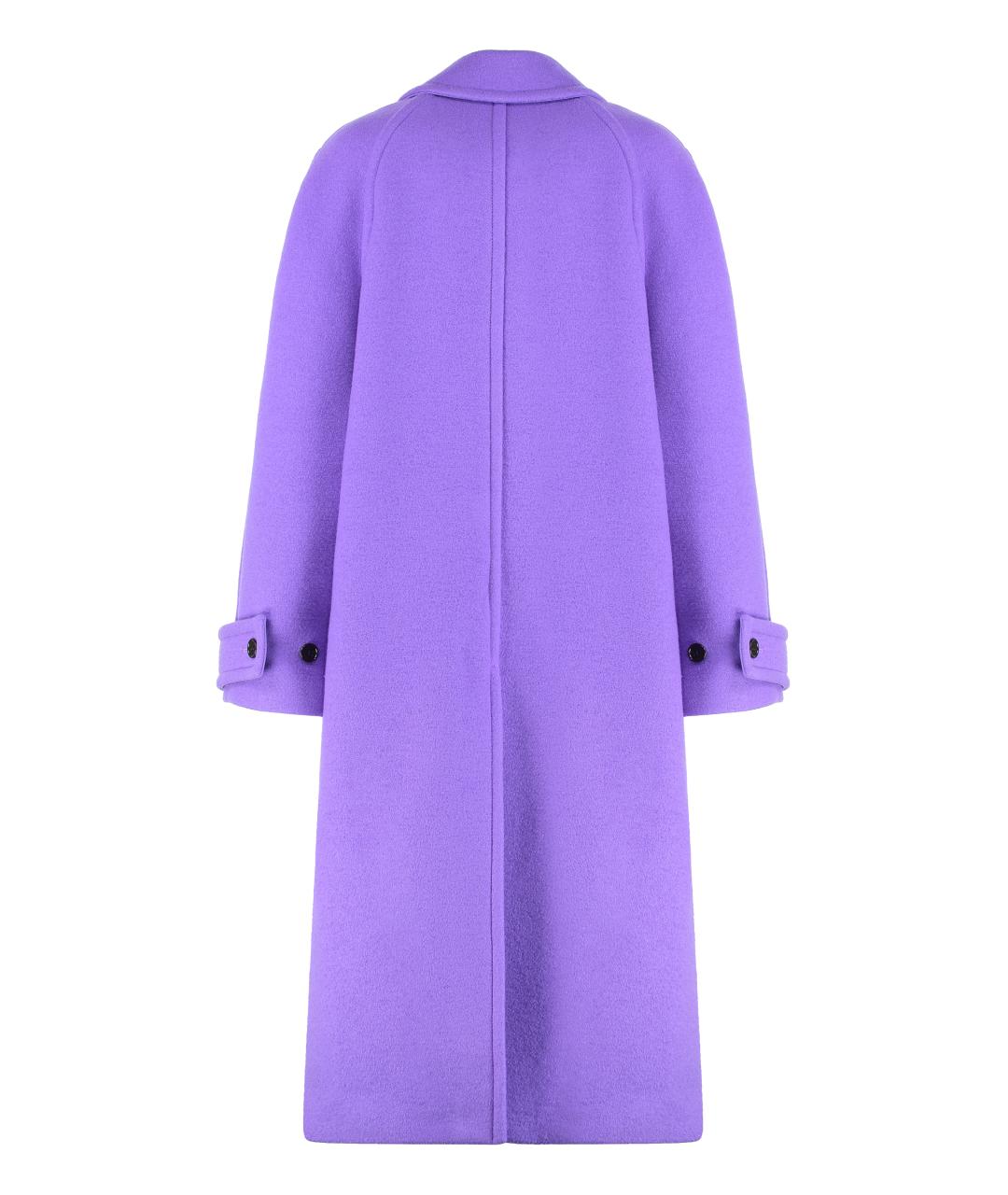 GUCCI Фиолетовое шерстяное пальто, фото 2