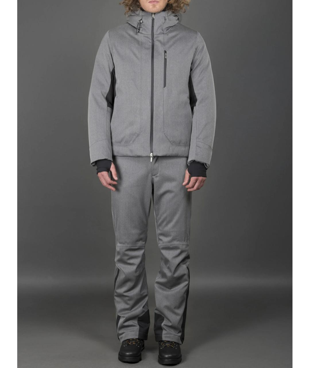 MOORER Серая полиамидовая куртка, фото 2