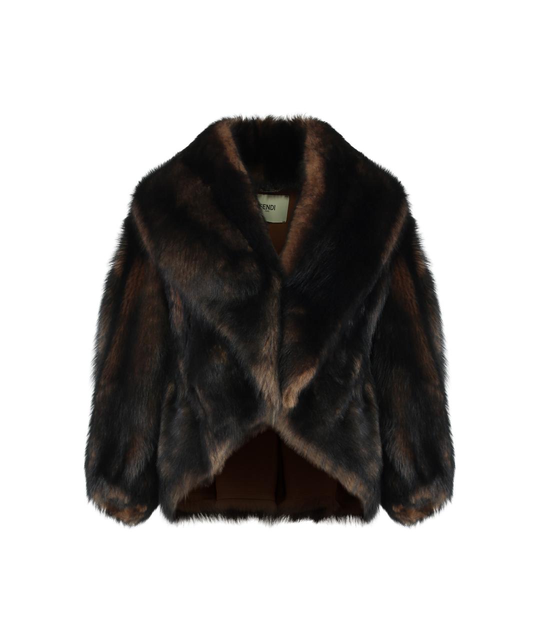 FENDI Коричневая куртка, фото 1