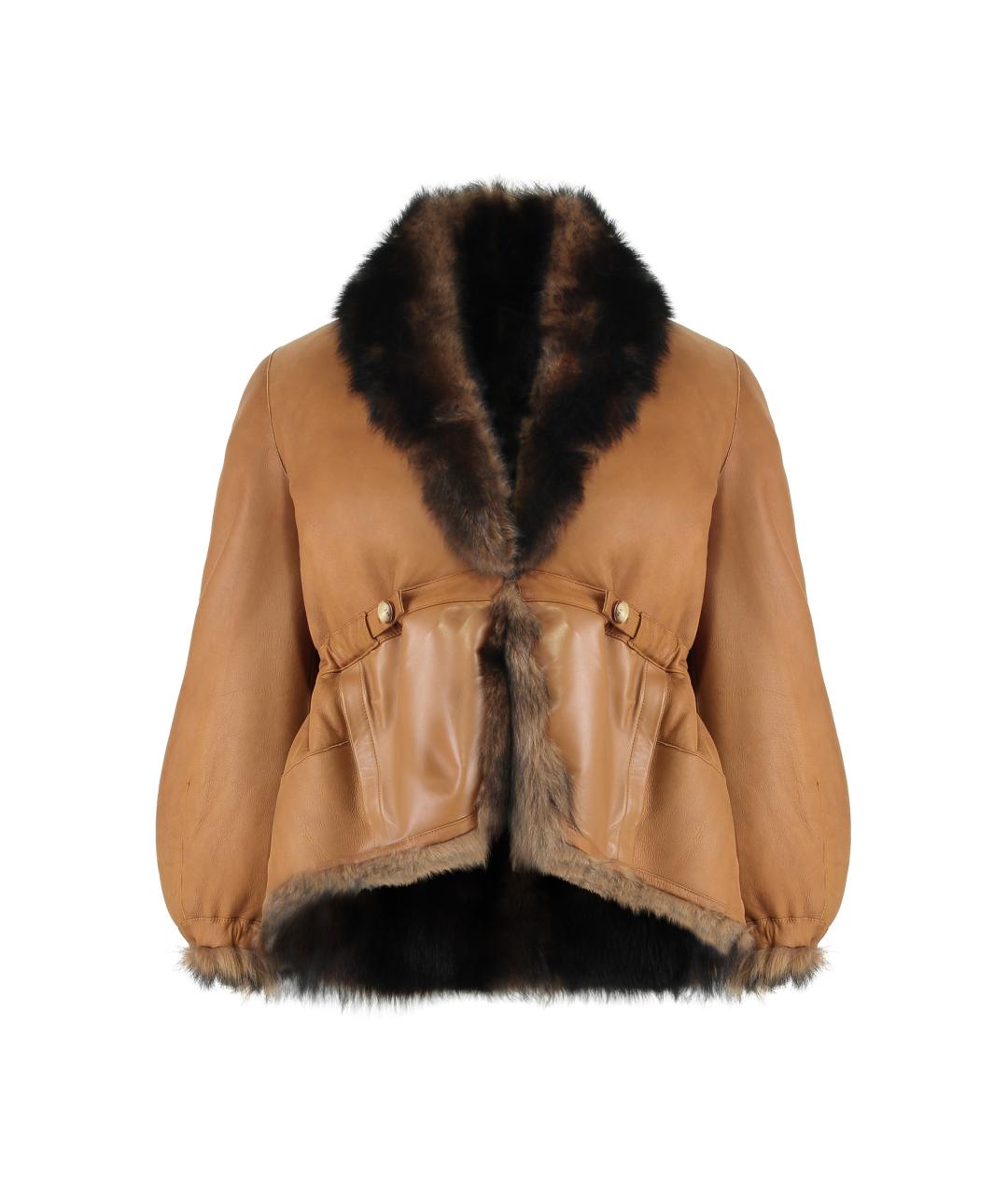 FENDI Коричневая куртка, фото 3