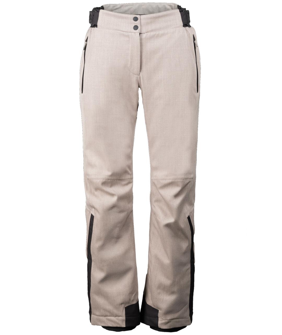 MOORER Белые шерстяные прямые брюки, фото 1