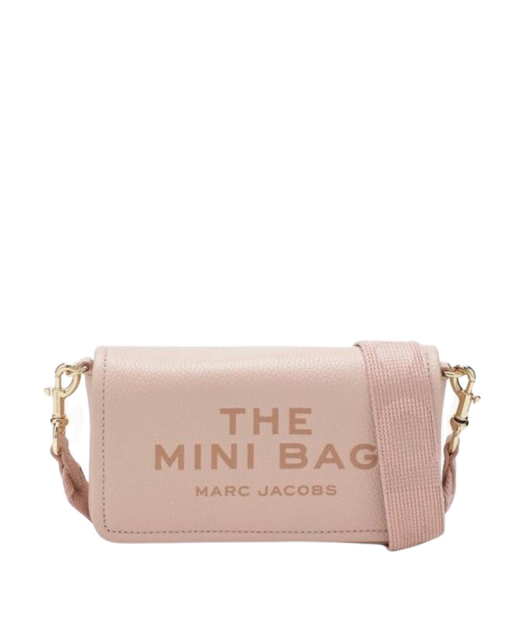 MARC JACOBS Розовая кожаная сумка через плечо, фото 1
