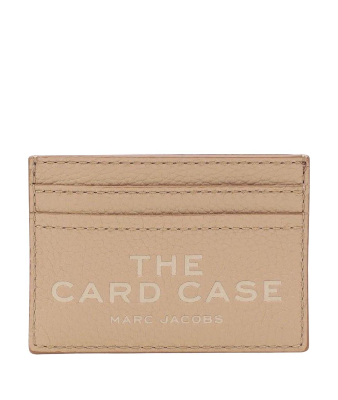 MARC JACOBS Бежевый кожаный кардхолдер, фото 1