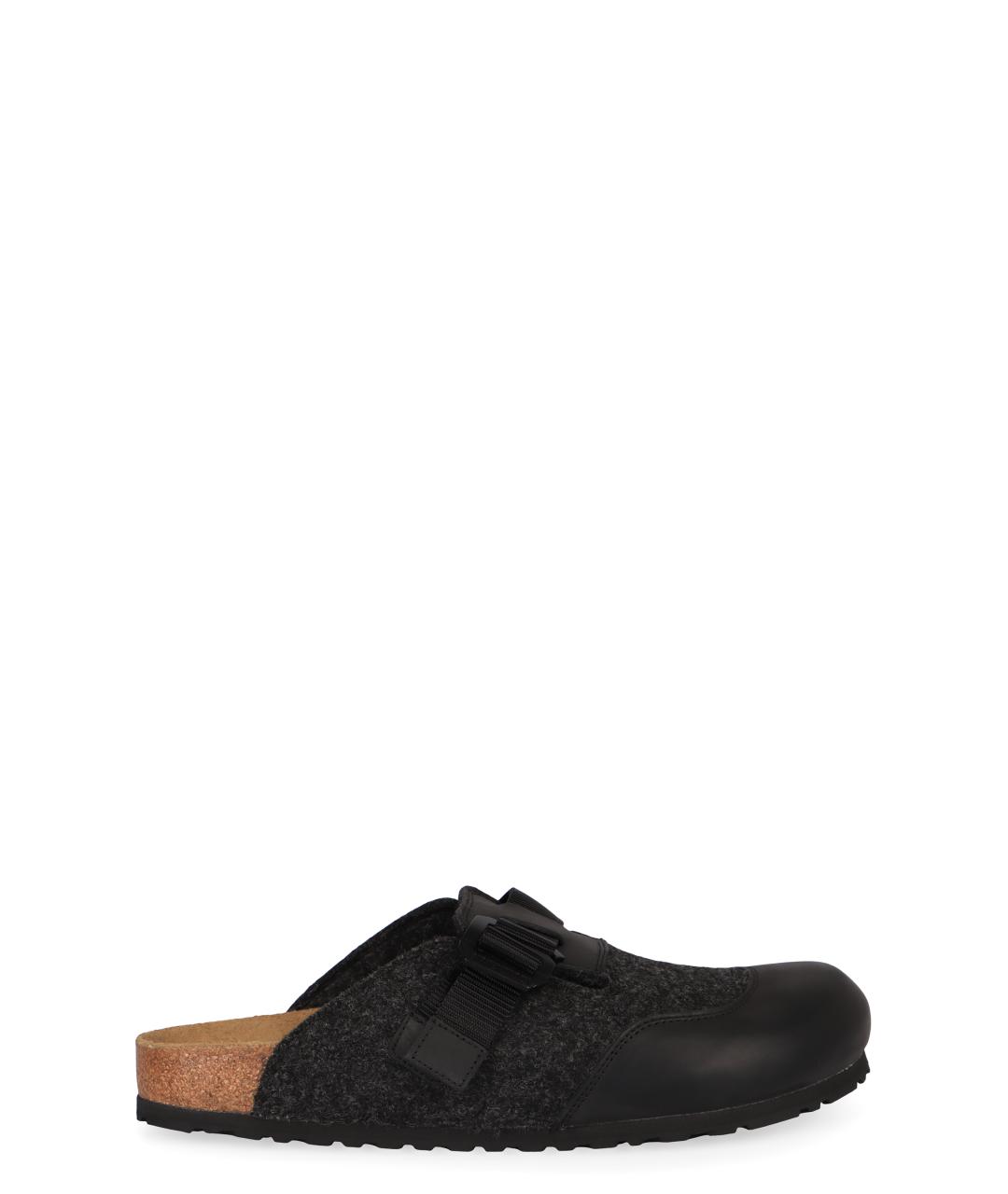 BIRKENSTOCK Черные текстильные сандалии, фото 1