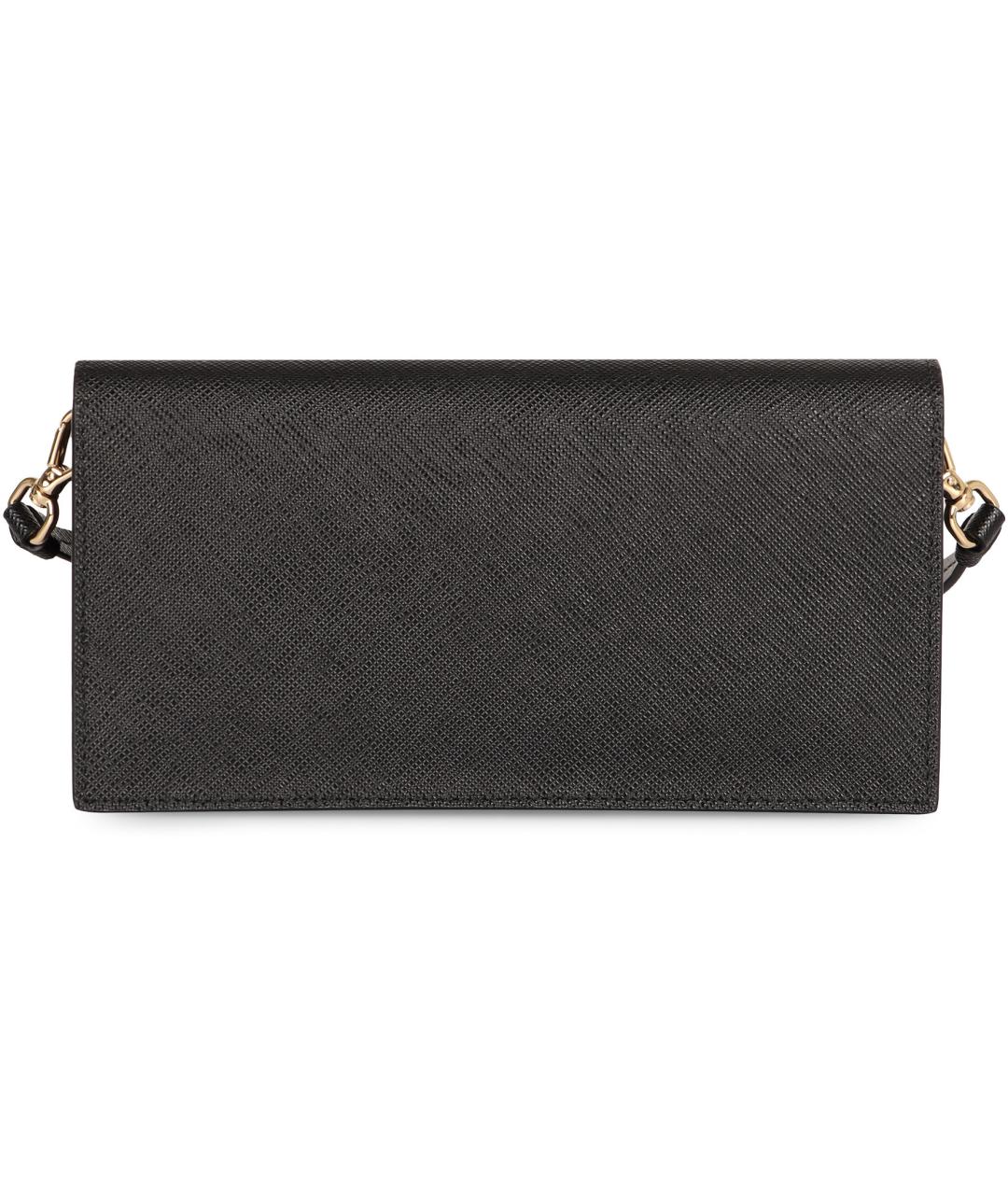 PRADA Черная кожаная сумка через плечо, фото 4